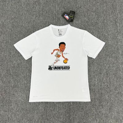 KOBE×UNDEFEATED Joint Style T-Shirt Kobe Bryant Cartoon Print Quick Dry Oversized T-Shirt Sports Fitness Top