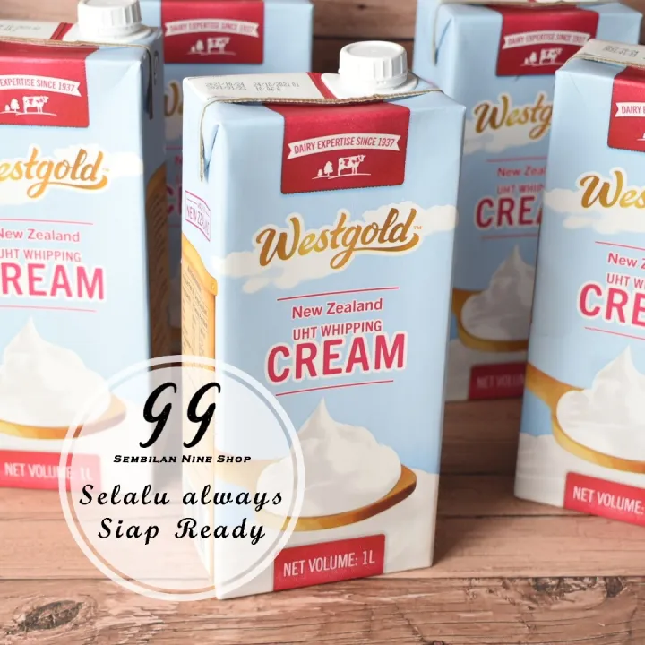 Westgold DAIRY Whipping Cream 1 Liter New Zealand UHT Whip Cream Krim