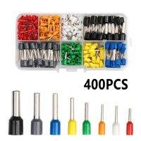 ✿□✚ 400PCS Boxed Crimp Terminals Electrical Tube Terminals Suit VE Tubular Block Cord End Connectors Cable Wire Connector