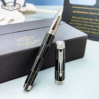 PARKER Premier Luxury Black CT Rollerball Pen ปากกาโรลเลอร์บอล ป๊ากเกอร์ พรีเมียร์ ลัคซ์ชัวรี่ แบล็ค ซีที ดำแหนบเงิน : AA GLORY PREMIUM