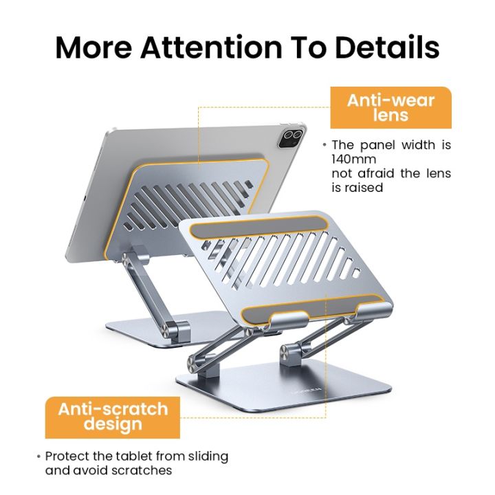 มาใหม่-ugreen-ขาตั้งแท็บเล็ต-พับได้-ปรับได้-สําหรับแท็บเล็ต-huawei-compatible-compatible-for-ipad-samsung-12-9-นิ้ว