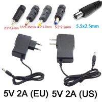 ✕ DC 5V 2A Power Supply Charger AC 110V 240V AC DC Adapter 5.5x2.1mm 4.0x1.7mm 3.5x1.35mm 2.5x0.7mm DC Plug Converter