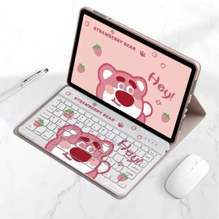 Detachable Wireless Bluetooth Keyboard Mouse Case for OPPO Pad Air 10.