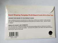 [COD] สำหรับหวีจัดแต่งทรงผมเคราสองหน้า BeardShaping Template หวีเครา opp -- 24g