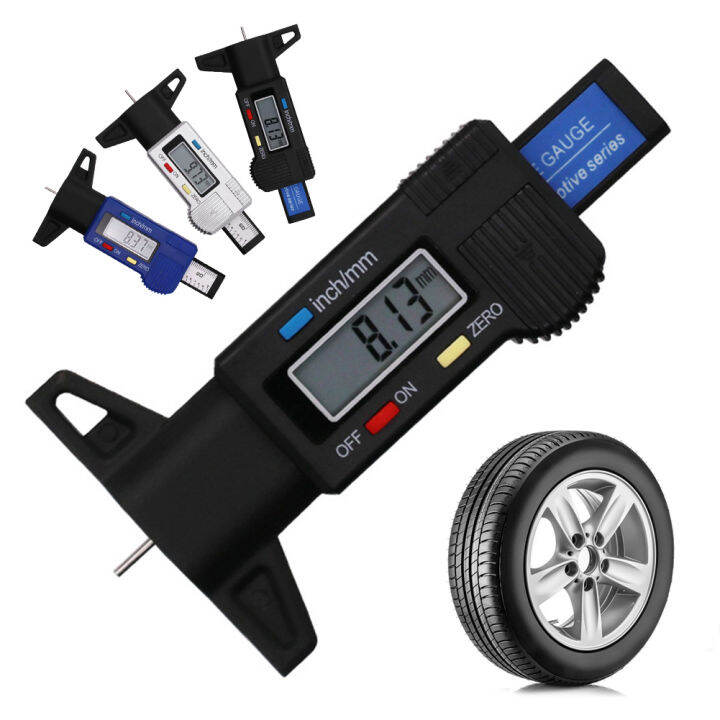 Betop Digital Car Tyre Tire Tread Depth Gauge Meter Auto Tire Wear 