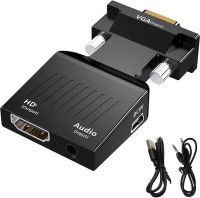 【cw】 1080P to compatible Converter With Audio Laptop Projector 【hot】