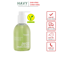 Sữa Rửa Mặt Thuần Chay Vegick Superfood Oil To Foam Double Cleanser 195ml