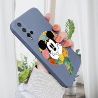 เคสโทรศัพท์ลายการ์ตูนสำหรับ Huawei Nova 5 Nova 5i Nova 5i Pro Nova 5T Nova 6เคสโทรศัพท์มิกกี้ปลอกซิลิโคนน้ำคลุมทั้งหมดเคสป้องกันทนแรงกระแทกกล้องของแท้