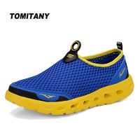 Summer Water Shoes Men Beach Mesh Aqua Shoes Quick Dry Breathable River Sea Swimming Slip-on Not-slip Women Sneakers Size 35-48