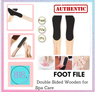 foot file wooden double sided wood foot file foot spa care