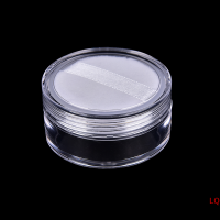 LQ 12ml Empty cosmetic sifter ผงหลวม Jar ภาชนะพัฟกล่องแต่งหน้าพร้อมพัฟ