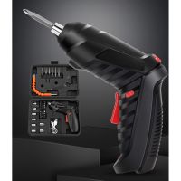 Electrical Screwdriver 3.6V Portable USB Charging Cordless Rechargeable Hand Cordless Practical Drill Power Supplies Power Tools Drills  Drivers