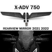 อุปกรณ์เสริมสำหรับฮอนด้า X-ADV750 XADV750 XADV 2021 2022 CNC อะลูมิเนียม X-ADV 750อุปกรณ์เสริมรถจักรยานยนต์กระจกมองหลังหมุนปรับได้