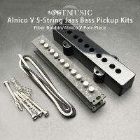 [Pickup DIY Kits] Alnico 5 5JB Pickup Kits- Fiber Bobbinalnico V Pole Piecewaxed Cloth Cable For 5-String Jass Bass