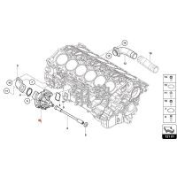 Car Coolant Pump Lam Bor Ghi Nim Urc Iel Ago AVE NTA DOR LP7 00 Engine Engine Cooler Water Pump High Pressure Water Pump