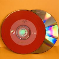 ขายส่ง50แผ่น Yihui เกรด A 700 MB 52x เปล่าพิมพ์แผ่น CD-R สีแดง