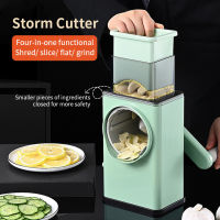 ?Dream Best? Multifunctional Vegetable Slicer Cutter Vegetable Graters Shredders Roller Fruit Kitchen Tool Hand Rotary Potato Radish Scraper for Kitchen