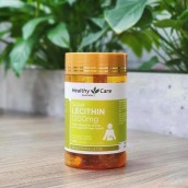 Mầm đậu nành tăng vòng 1 Healthy Care Super Lecithin đẹp da, cân bằng nội tiết tố, hộp 100 viên - Robin Store