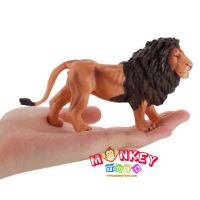 Monkey Toys - โมเดลสัตว์ Lion พ่อสิงโต ขนาด 14.00 CM (จากหาดใหญ่)