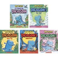 Dragon dinosaur legend DAV Pilkey picture book learning music acorn series bridge books childrens English extracurricular reading materials a friend for Dragon English original imported books