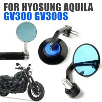 For HYOSUNG Aquila GV 300 S GV300S GV300 S 300S Motorcycle Accessories Rearview Mirrors Side Rear View Mirrors Blue Anti-glare