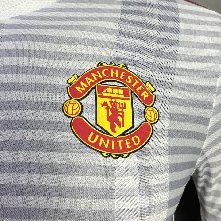 เสื้อบอลเกรด-ทีมmanu-เพลเยอร์เนื้อผ้าโพลีเอสเตอร์-กล้ารับประกันสินค้าทุกตัว-p21