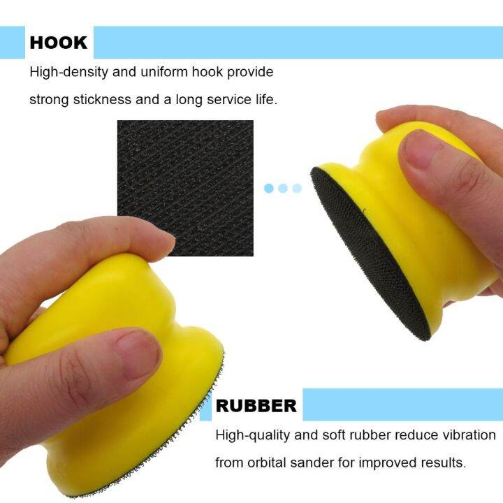 sand-paper-backing-elastic-hand-sanding-block-pu-foam-sanding-disc-holder-for-hook-amp-loop-sandpaper-cleaning-tools