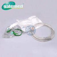 หน้ากากออกซิเจนมีถุงสำหรับผู้ใหญ่ GALEMED Adult Oxygen Mask with Bag