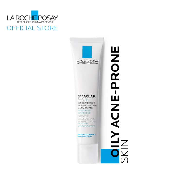 La Roche Posay Effaclar Duo (+) Acne Treatment/Moisturizer - Anti-acne/jerawat (40ml)