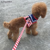 XS-XL Nylon Dogs Chest Lead Breathable small dog vest rope puppy Walking collar Leash Set lenght Strap Belt For Animals ZL350