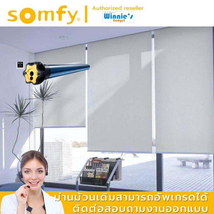 somfy-ltn-50-wt-30-12-pa-มอเตอร์ไฟฟ้าสำหรับม่านม้วน-มอเตอร์อันดับ-1-นำเข้าจากฟรั่งเศส