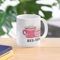 Cute Teacups Bes Teas Besties Coffee Mug Cup For Tea Pottery Cups Porcelain Mug Personalized Mug