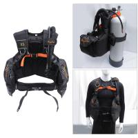 Aqualung Scuba Diving BCD Buoyancy Inflation Dive Men Black Travel