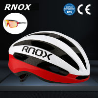 RNOX Aero Helmet Tt Time Trial Cycling Helmet For Men Women MTB Road Bike Helmet With Eyewear Sunglasses Capacete Ciclismo