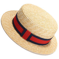 New Panama Straw Hats For Women Summer Beach Sun Hat Hand Made Fedora Cap UPF50+