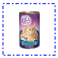 อาหารแมวเปียก Catty Cat CF14 รส ซาร์ดีนในเยลลี่ 400 กรัม