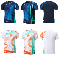 Li Ning เสื้อผ้าลายกีฬาปิงปองใหม่สำหรับผู้ชายและผู้หญิงแห้งเร็วซึมซับเหงื่อชุดกีฬาระบายอากาศได้ดีฤดูร้อน2023