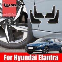 ด้านหน้าด้านหลังรถ Mudflaps Mud Flapssplash Guards Mudguards Fender Protector สำหรับ Hyundai Elantra CN7อุปกรณ์เสริม2020 2021 2022