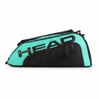 Head กระเป๋าเทนนิส Tour Team 9R Supercombi Tennis Bag | Black/Teal ( 283140 )