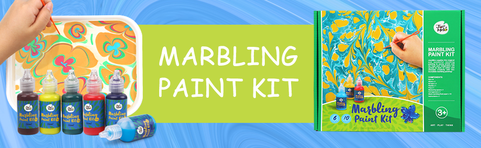 Creative Tops Marbling Painting Kit DIY Painting on Water Creative Good Art TOP Set Kid O5F3 
