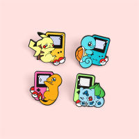 CKN Anime Cartoon Character Brooch for Women Game Console Shape Pin Hundred Matching Decoration Children Badge Gift