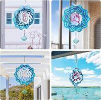 Dolphin Wind Spinners แขวน3D Kinetic โลหะขนาดใหญ่แขวน Wind Spinner Yard Garden Decor Ocean Lovers Dolphin Ornament Gift