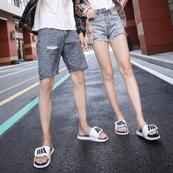 ส่งจากไทย-รองเท้าแตะลำลองสไตล์เกาหลี-รองเท้าแตะที่ใส่ได้ทั้งชายและหญิง-ไซส์35-45-รองเท้านักเรียน
