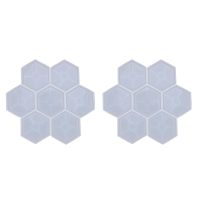 16 Pack Hexagon Silicone Coaster Silicone Resin Mold, Epoxy for Casting with Resin, Concrete, Cement