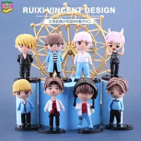 Korean idol group youth BTS peripheral hand-made birthday cake decoration model doll toy gift male