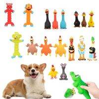 Squeaky Dog Rubber Toys Dog Latex Chew Toy Chicken Animal Bite Resistant Puppy Sound Toy Dog Supplies For Small Medium Large Dog Toys