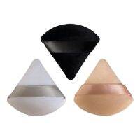 ELEGANT 6pcs/set Triangle Washable Lightweight Face Powder Puff Velvet Powder Puff Pizza Flours Face Makeup sponge Cosmetics