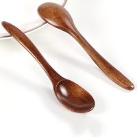 Special Offers Wooden Spoon Bamboo Kitchen Cooking Utensil Tool Wide Mouth Twine Wooden Spoon Coffee Soup Spoon Teaspoon Kicthen Spoon For Home