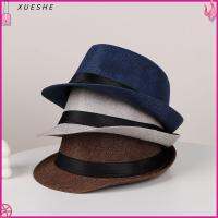 XUESHE Spring Summer Autumn Felt Gangster Cap Top Hats Jazz Cap Beach Sun Hat Fedora Cap