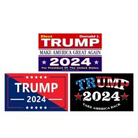 Autocollants personnalisés Donald J pour pare-chocs autocollants Trump coque de téléphone décor de voiture corps présidentiel 2024 10 pièces